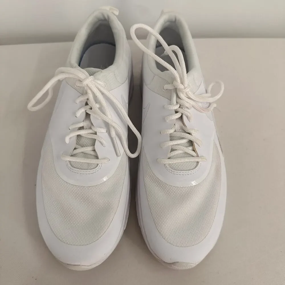 Nike Air Max Women's Thea Triple White Sneakers Size 9.5